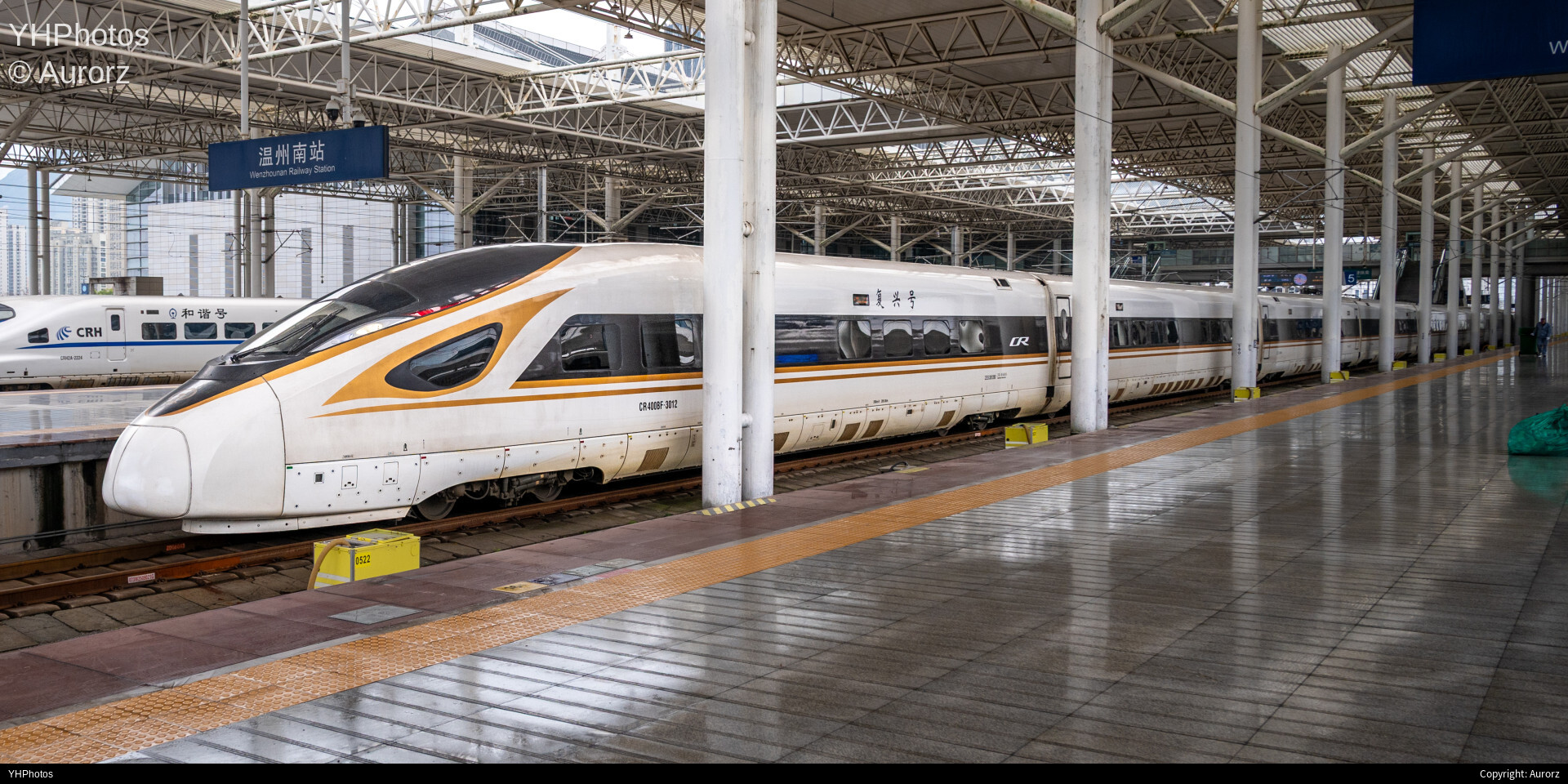 CR400BF出温州南站